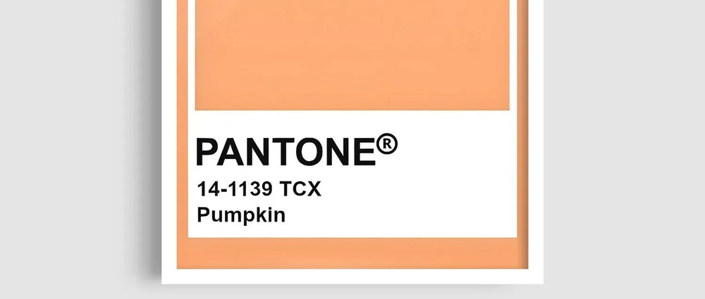Постер у білій рамі Roomy "Pantone Pumpkin"